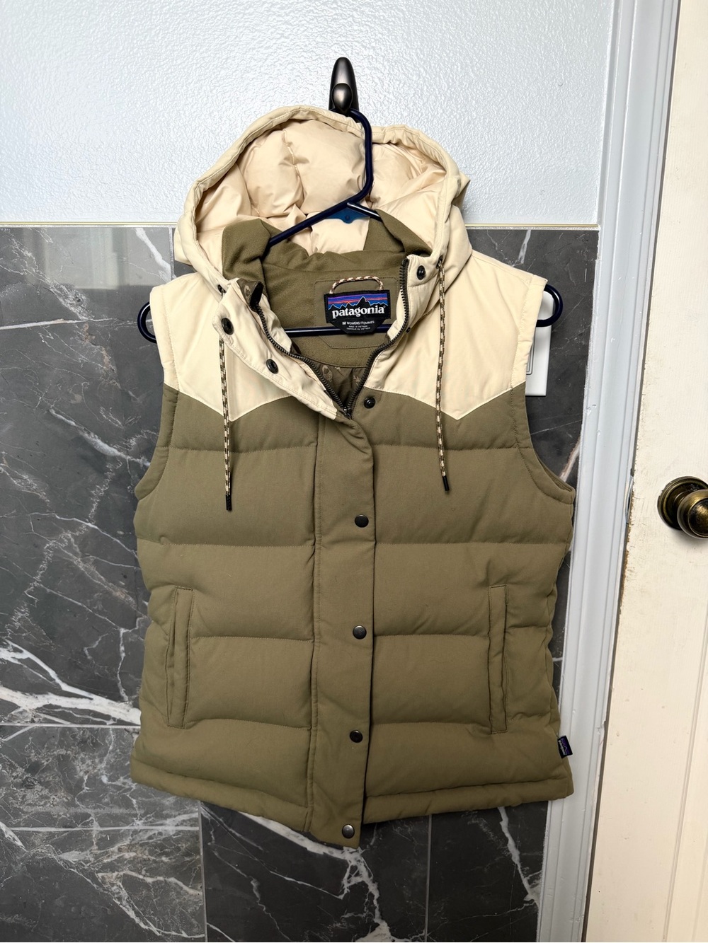 Patagonia hooded bivy down vest